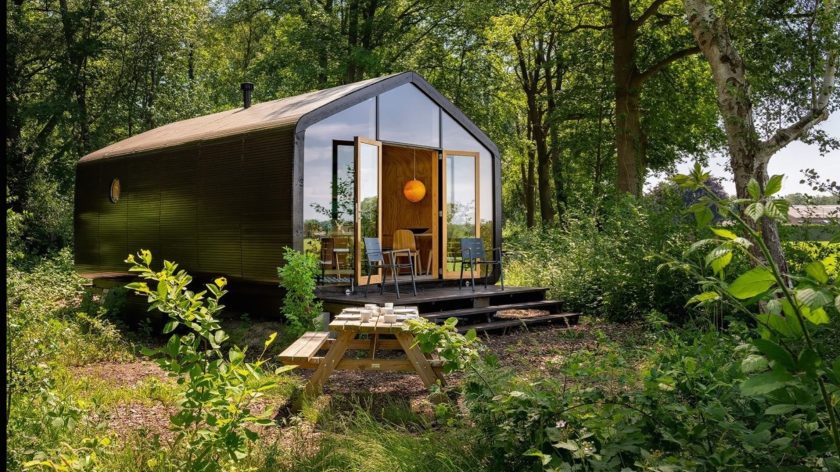 Leukste tiny houses Nederland: Tiny huisje van karton Gorssel, Gelderland