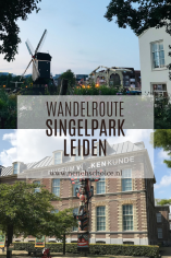 Wandelen Singelpark Leiden, Nederland