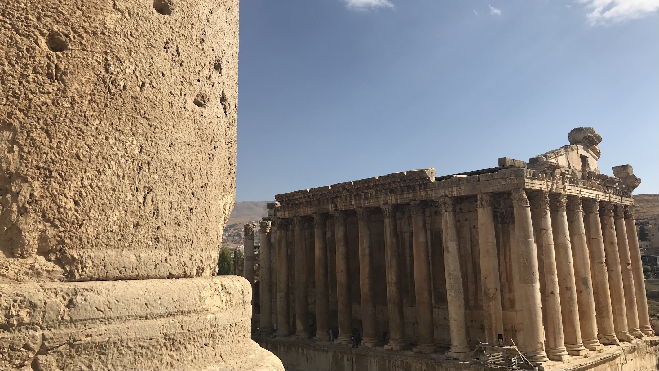Baalbek tempel van Bacchus, Libanon