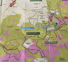 Wandelen op de Veluwe: Planken Wambuis & Valenbergroute bij Otterlo, kaart