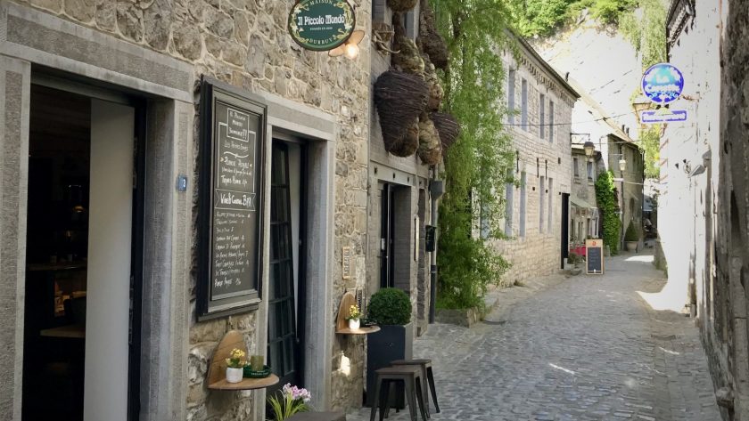 De straten van Durbuy, Ardennen, België