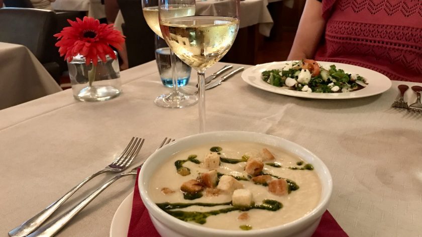 Diner in Hotel Restaurant l'Eau Vive, Vresse-sur-Semois