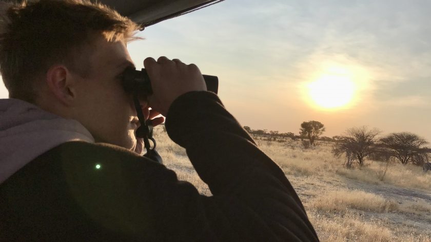 Etosha NP Namibië Game drive Boy