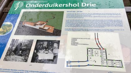 Onderduikershol Drie plattegrond