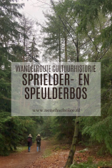 Wandelen Cultuurhistorie Sprielder- en Speulderbos