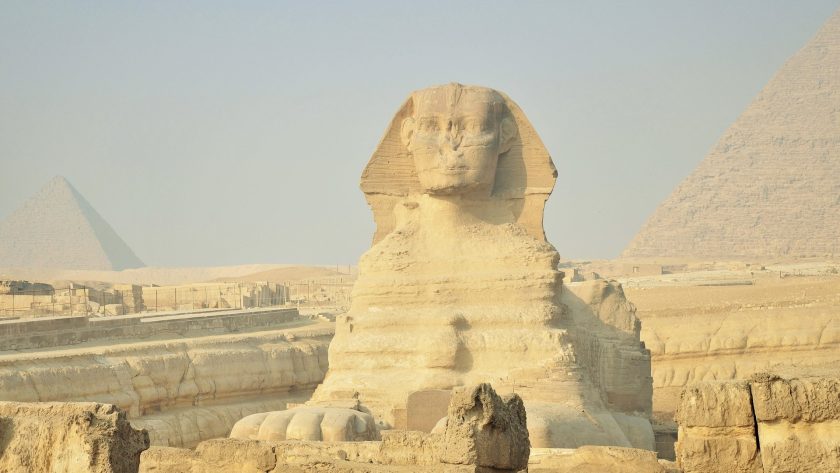Films opgenomen in Egypte - Caïro piramides van Gizeh Sfinx