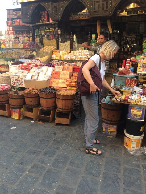 Cairo soukh Irene Hummel, freelance tekstschrijver en reisblogger in Amersfoort