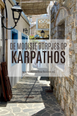 De mooiste dorpjes en steden op Karpathos