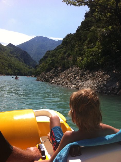 Gorges du Verdon Frankrijk waterfiets Boy
