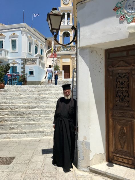 Olympos op Karpathos - priester