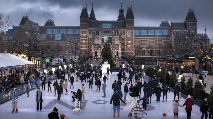 Kerstmarkten Nederland ICE Village Museumplein Amsterdam