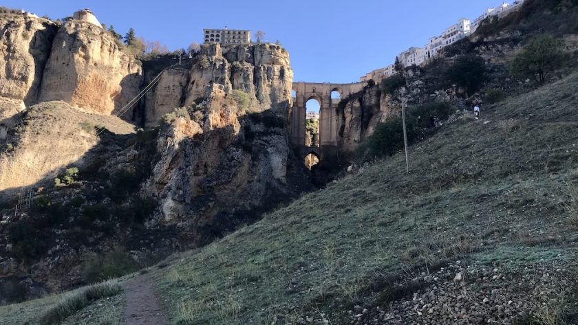 Ronda Mirador la hoya del tajo Andalusië Spanje