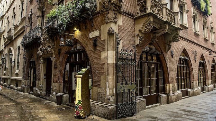 Els Quatre Gats, restaurant in Barcelona buitenzijde 