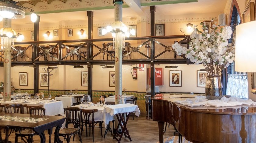 Els Quatre Gats is een van de beroemdste restaurants in Barcelona