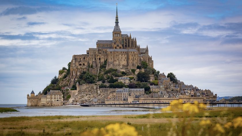 Mont Saint-Michel behoort tot de mooiste plekken in Bretagne, Frankrijk