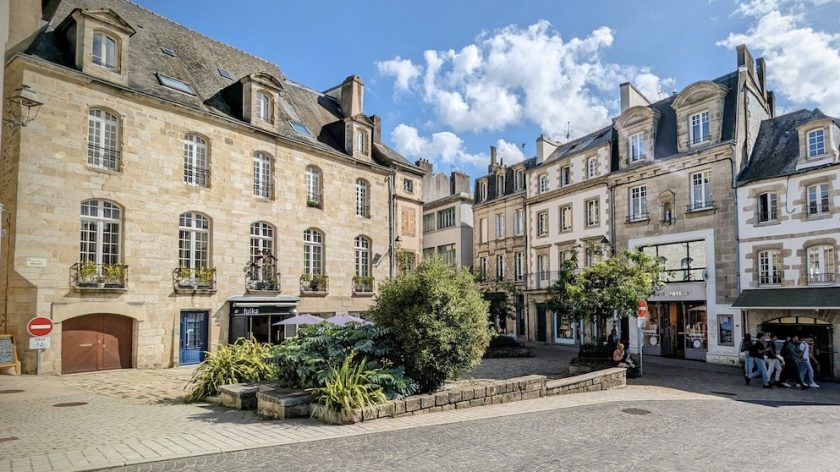 Pittoresk Quimper in Bretagne, Frankrijk