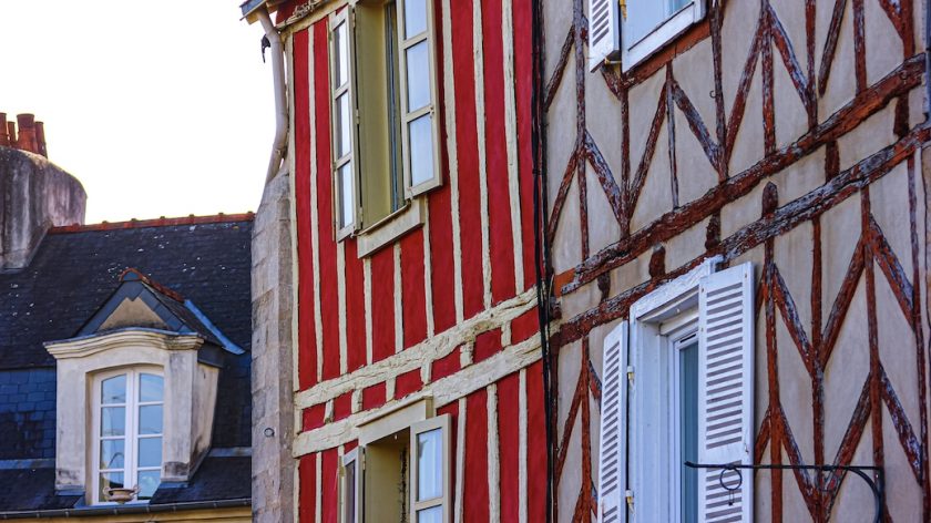 Vannes vakwerkhuizen Bretagne