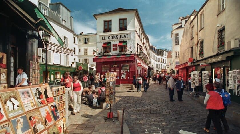 Parijs Montmartre, Frankrijk