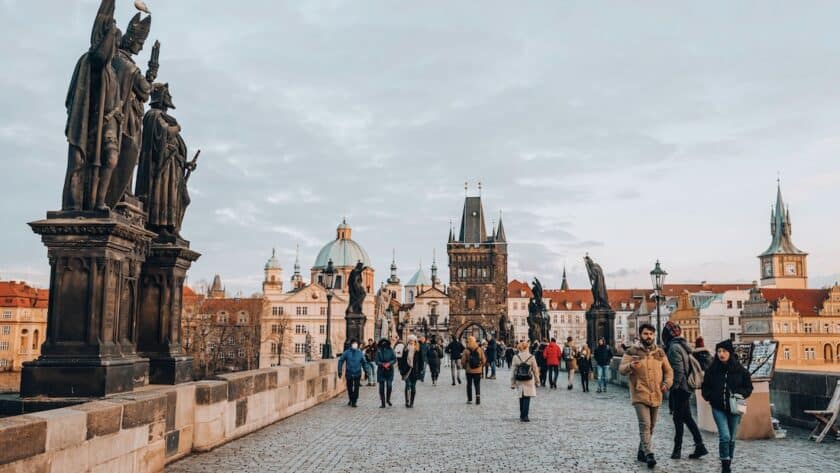 Praag Karelsbrug Tsjechië