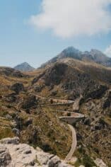 Sa Calobra autoroute Mallorca Spanje