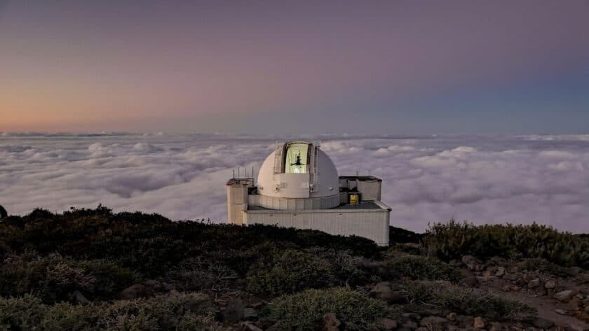 Observatoria Roque de los Muchachos op La Palma ideaal om sterren te kijken