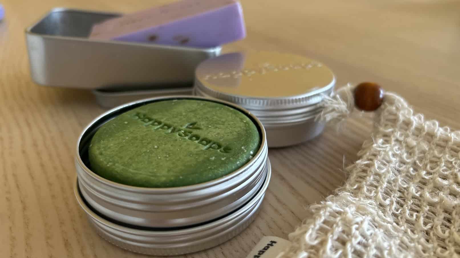 Shampoo bars en body bars op reis