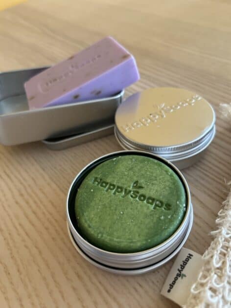 Shampoo bars en body bars plasticvrij reizen