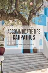 accommodatie tips karpathos, Griekenland