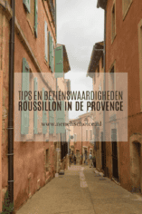 Roussillon in Luberon in de Provence, Frankrijk
