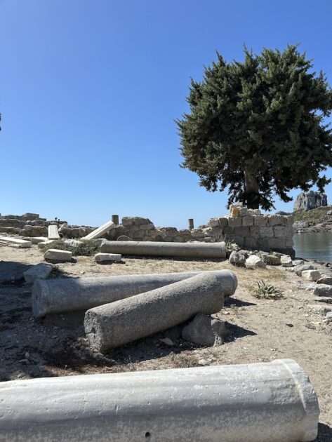 Kefalos Kos ruïne Agios Stefanos-basiliek