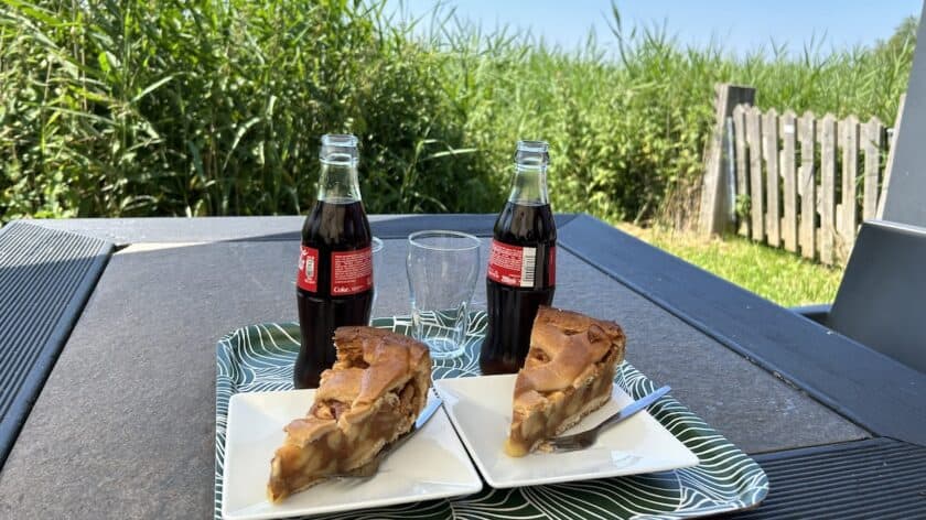 Wandelen Oostvaardersplassen Buitencentrum terras