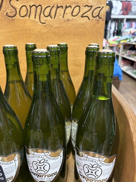 Cider Potes eten in Noord-Spanje