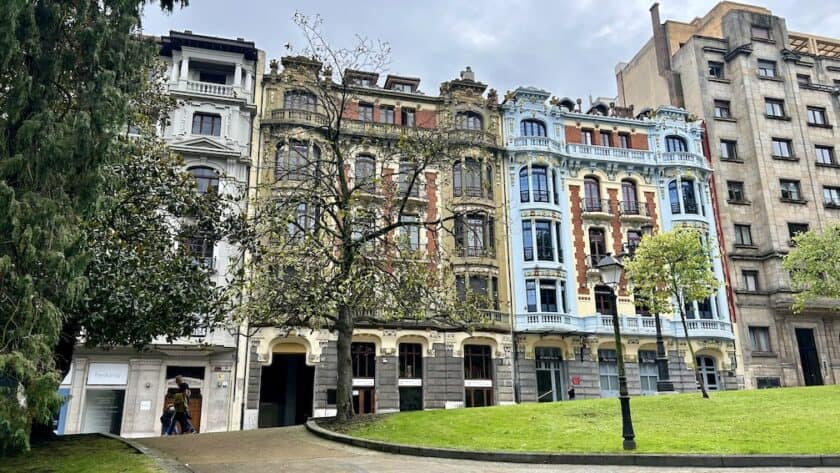 Oviedo Asturië Spanje rand van Campo de San Francisco
