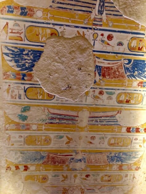 Vallei der Koningen Luxor Egypte schilderingen