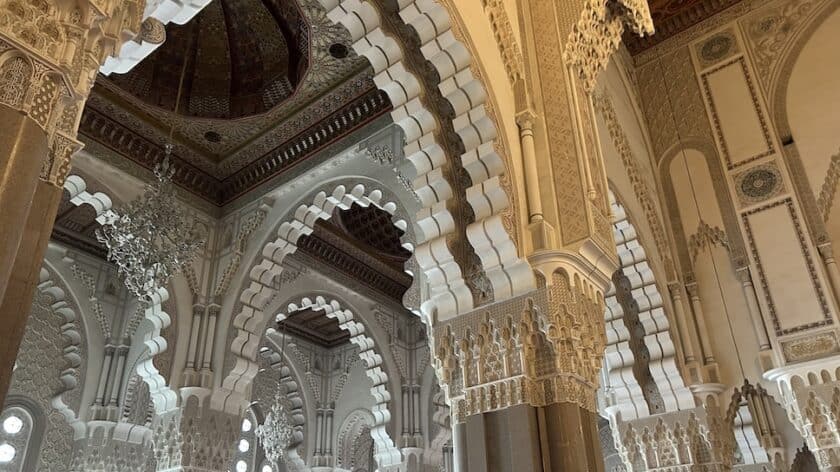 Casablanca Hassan II moskee bogen