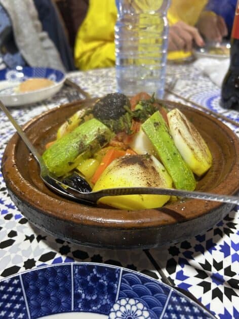 Marokkaanse gerechten groenten tajine