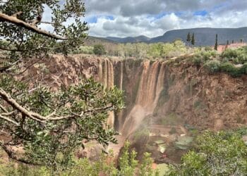 Ouzoud watervallen in Marokko