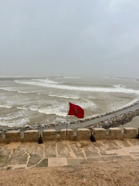 Rabat Kasbah des Oudayas uitzicht Atlantische Oceaan