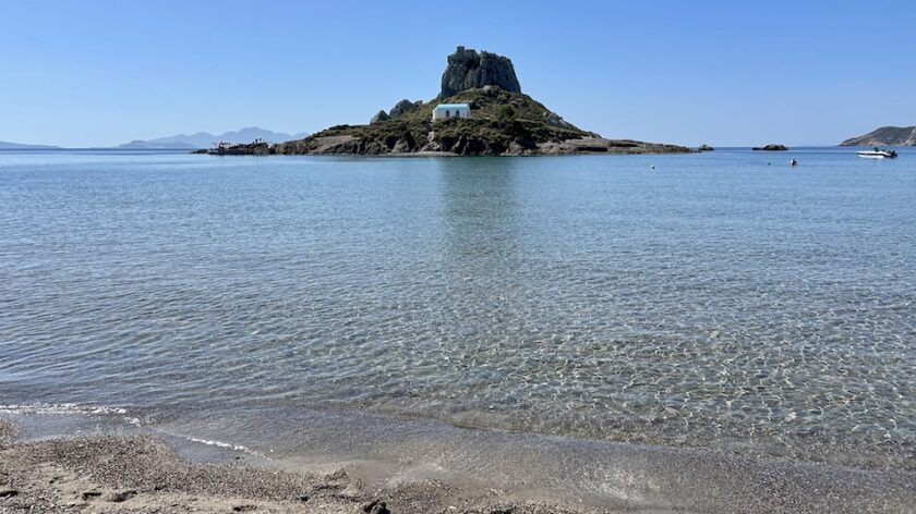 Doen in Kefalos op Kos het eiland Kastri met het beroemde kerkje