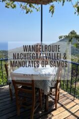 Wandelroute Nachtegaalvallei en Manolates op Samos