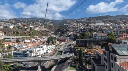 Funchal kabelbaan Monte gondels