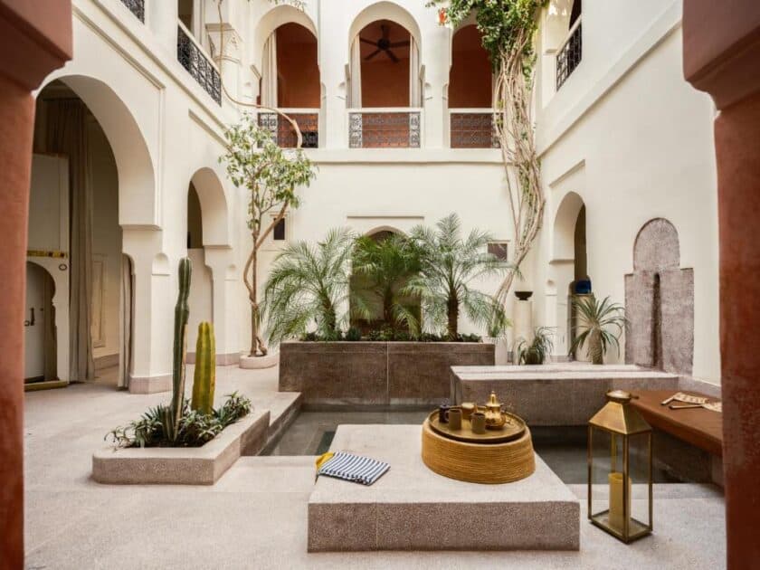Riad Brummell Medina Marrakech binnenplaats