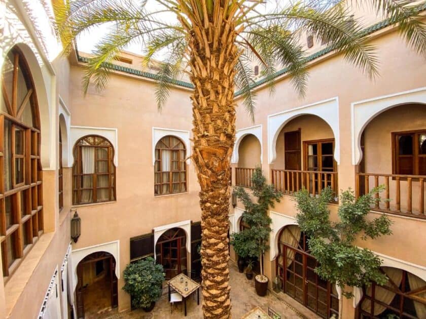 Riad Selouane Marrakech binnenplaats