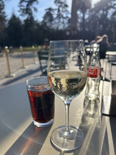Nationaal Park de Hoge Veluwe Park Paviljoen drankje terras