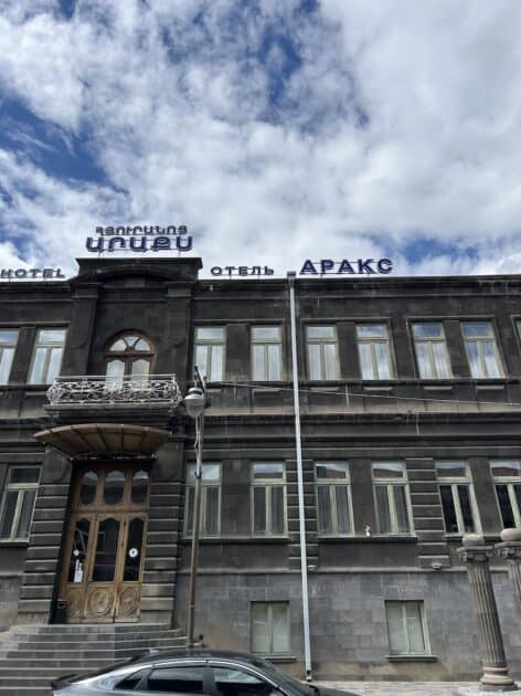Armenië, Gjoemri, Araks hotel