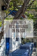 Verborgen restaurants Parga