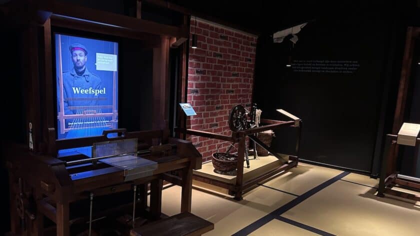 Museum de Proefkolonie Frederiksoord uitleg weefgetouw