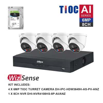 Dahua 4CH TIOC CCTV KIT
