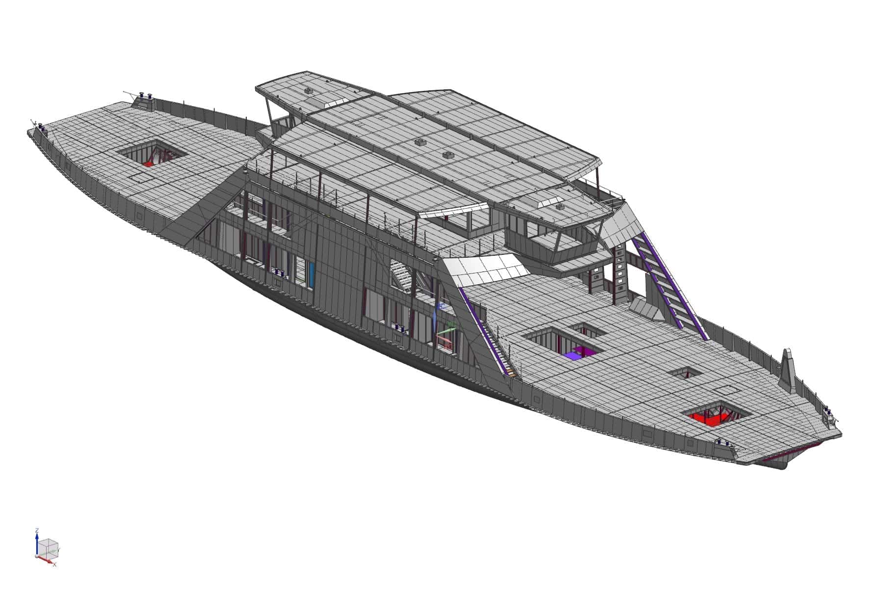 oeswag werft konstruktion design autofaehre