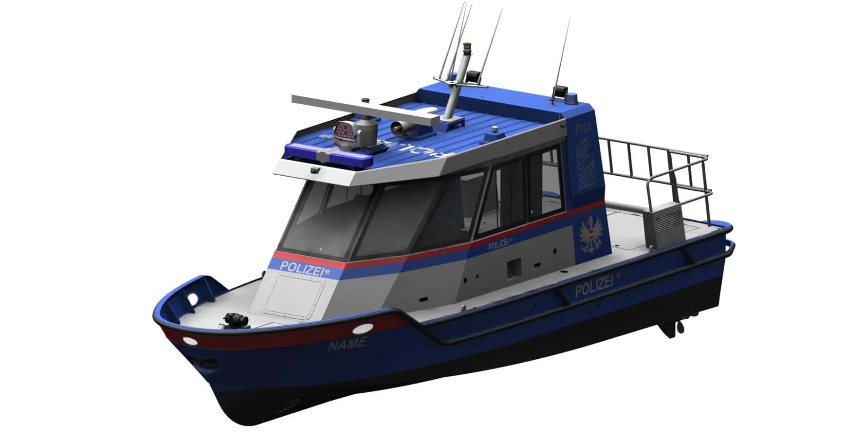 oeswag werft konstruktion design polizeiboot d